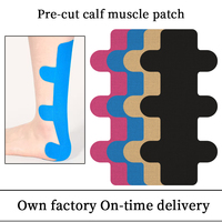 Bande de kinésiologie pour les muscles postérieurs du talon et du mollet Soulagement de la douleur Pré-coupe Sports Imperméable Respirant Kinésiologie Bande athlétique