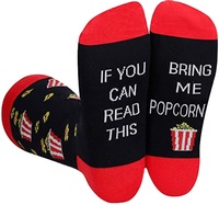 Dire personnalisé Grip impression Pizza hommes nouveauté si vous pouvez coloré floue drôle chaussettes