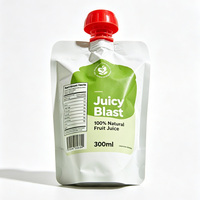 Prix d'usine – Sachets souples personnalisés imprimés avec bec verseur anti-fuite pour emballage de boissons liquides 100ml 200ml 300ml 450ml