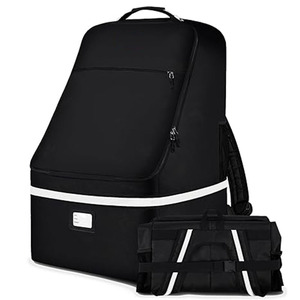 Sac de transport pour siège auto de haute qualité avec poignée en câble d'acier et bandes réfléchissantes - Product Image 1