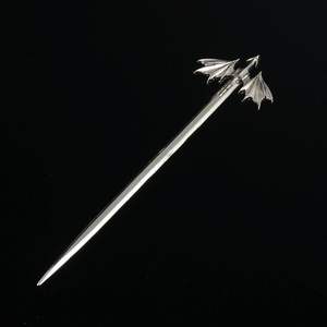 Épingle à cheveux unique <span class=keywords><strong>vintage</strong></span> en alliage de zinc, <span class=keywords><strong>style</strong></span> punk, avec longue queue, pour <span class=keywords><strong>coiffure</strong></span> fantaisie, cadeau de Noël pour femme - Product Image 2