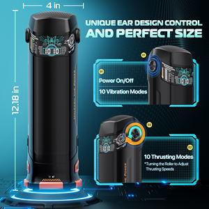 Cyberskin mainan seks pria interaktif suara Stroker realistis dengan sensor cerdas dan cangkir Vagina lembut - Product Image 6