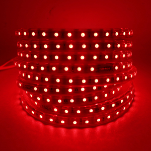 LED SMD5050 AC 220V 120 LED/M Garland Festival Lamp Tape IP67 Waterproof +EU Plug Outdoor LED Backlight Strips Light - Product Image 1