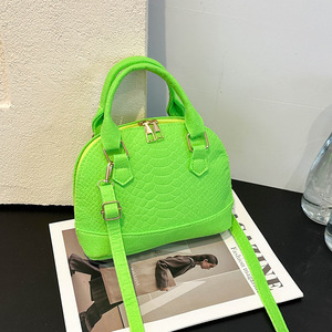 Bolsos de Mano de Moda con Diseño de Concha, Color Puro, de Fieltro, Bolsos Cruzados para Mujer - Product Image 2