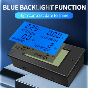 Bobin CT ölçer KWH ile PZEM-061 dijital güç ölçer AC tek fazlı 80-260V 100A gerilim akım Watt enerji ölçer - Product Image 3