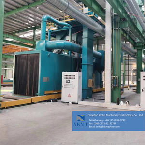 Convoyeur à rouleaux de grenaillage à faisceau H automatique Section de <span class=keywords><strong>machine</strong></span> de grenaillage Plaque d'acier Prix de la <span class=keywords><strong>machine</strong></span> de grenaillage - Product Image 5