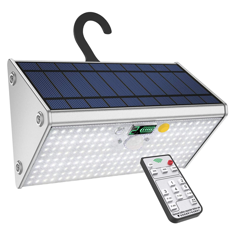 6 режимов работы, пульт дистанционного управления, движение человеческого тела, датчик движения PIR, Солнечный настенный светильник для улицы