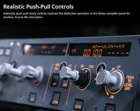 Módulo de Control de Vuelo MOZA MA3F, Juego Izquierdo y Derecho, Panel de Computadora de Vuelo MA3F Airbus MB7F Boeing para PC, Simulador de Vuelo