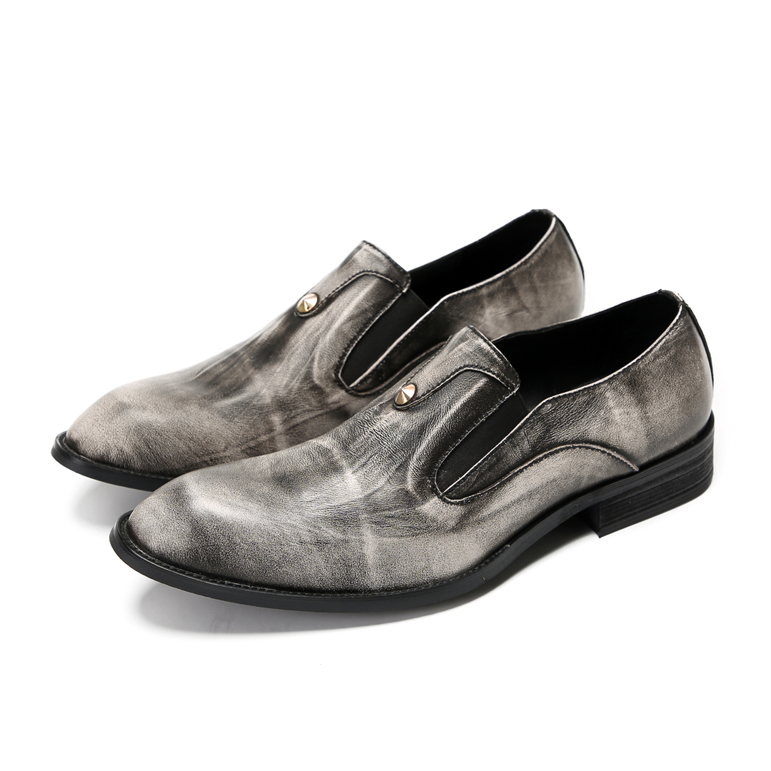 Low Price Men Gray Dress Shoes Breathable, Large Sizes | Alibaba.com