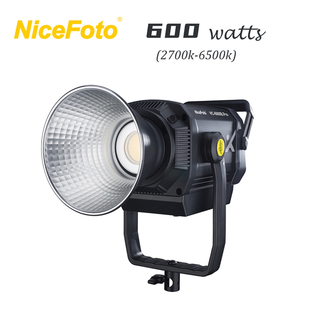 600W NiceFoto HC-6000A Pro Bicolor Continuous Dimmable Photography Studio Youtube Video Light