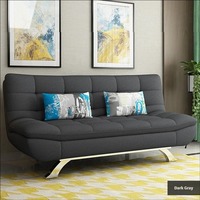 Multifunktionales Dreisitzer-Klappsofa Modernes Stoffsofa mit Hochdichtem Schaumstoff Abnehmbarer Bezug Platzsparendes Design für Wohnzimmer