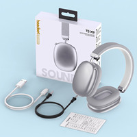 Headset Nirkabel Over Ear BT5.3 Stereo Sound Peredam Kebisingan Lipat dengan Mikrofon untuk Perjalanan, Gaming, Komputer