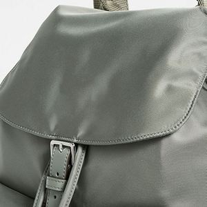 Unisex Large Nylon Backpack Fashionable Letter Pattern Multiple Pockets <b>Waterproof</b> <b>Drawstring</b> Closure Eco-Friendly Students - Product Image 3