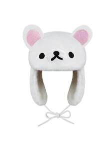 Chapeau en peluche épais pour l'automne et l'hiver, pour hommes et femmes, mignon, chaud, protège-oreilles, chapeau en peluche tendance - Product Image 5