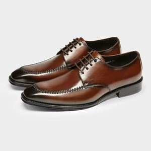 Luxurious Business Formal <b>Shoes</b> for Men Handcrafted Black Party <b>Shoes</b> <b>Height</b> <b>Increasing</b> Lace-Up Waterproof Anti-Slip - Product Image 2