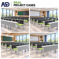 Banc d'attente moderne en acier inoxydable, mobilier scolaire, sièges pour espaces publics
