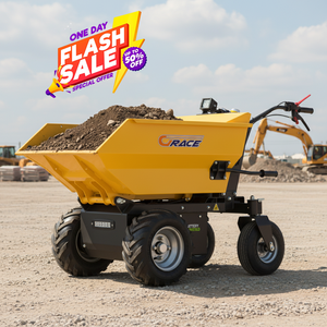 Chariot à main mini pliable pas cher en promotion, livraison gratuite, certifié EPA CE EUR5, chariot basculant léger à deux roues pour ferme, jardin et construction - Product Image 3