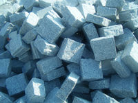 Pavé Cube chinois fait pas cher gris clair pavé pierre granit petit pavé pour pavé extérieur allée