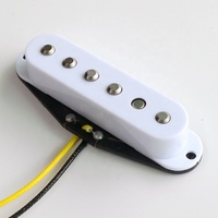 Donlis 1 set de micros de guitare ST à bobine simple vintage avec aimants mixtes Alnico 5 et Alnico 2 pour guitares électriques SSS