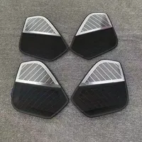 Kit d'éclairage d'ambiance 12V OE pour Audi Q7 Q8 2020-2023, 30 couleurs LED, couvercle de haut-parleur en métal, garniture de panneau de porte de voiture, lampe décorative