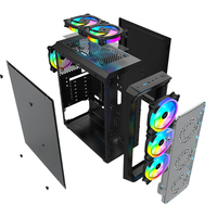 SNOWMAN Most Popular Sale Gaming Pc case OEM Computer Cases & Towers Steel Desktop Stock ATX PC Cabinet