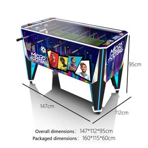 Machine de jeu de table d'arcade de football de haute qualité à monnayeur pour adultes et enfants - Product Image 2