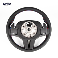 Volant en cuir personnalisé sur mesure avec surpiqûres, grip antidérapant, modification intérieure pour BMW F10 F07 F06 F01 F25 M5 M6 M8
