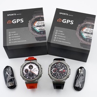 Reloj Inteligente DM58 con Pantalla AMOLED, Rastreador de Actividad Física Android, GPS, Brújula, Monitorización del Sueño, Despertador, Carga Magnética, Correa de Gel de Sílice