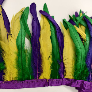 Plumas de Gallo de Colores Mezclados (3 Colores) con Borlas y Flecos <span class=keywords><strong>para</strong></span> Vestidos, Faldas, Manualidades y Adornos - Product Image 6