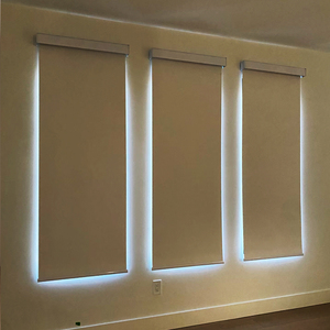 부엌 사무실 침실 용 제로 드릴 방수 정전 롤러 블라인드 자동 차양 커버 - Product Image 5