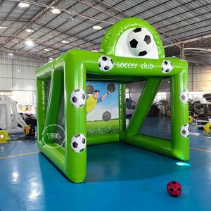 ประตูฟุตบอลเป่าลม PVC สำหรับเล่นกลางแจ้ง ของเล่นกีฬาเป่าลมยอดนิยม เกมยิงประตูเป้าหมาย - Product Image 3