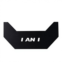 Plaque de nom personnalisée en plastique PC acrylique PMMA autocollante