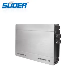 Suoer CF-4000D-J RMS 3587w monoblock channel class D audio amp 330*225*55mm professional car amplifier