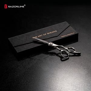 Logo personnalisé pour kit de ciseaux de coiffure professionnels de 6 pouces 9CR, roulement à billes CNC, <span class=keywords><strong>acier</strong></span> inoxydable japonais 440C - Product Image 6