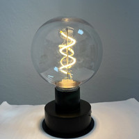 Ampoule LED à filament souple en plastique de forme spéciale 2W E27 E26 S14 G80 ST58, remplaçable pour les guirlandes lumineuses