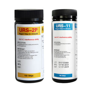 <span class=keywords><strong>CE</strong></span> <span class=keywords><strong>ISO</strong></span>-certificering 11 parameters Hoge-precisie urineanalyse URS-11 plastic teststrip Professioneel gebruik Snelle detectie - Product Image 3
