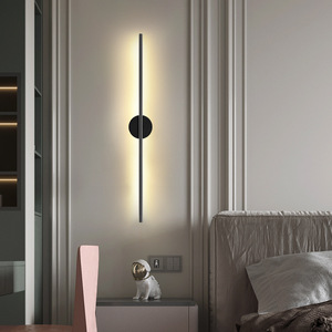 Nordique moderne carré LED 9W luxe intérieur <span class=keywords><strong>applique</strong></span> <span class=keywords><strong>murale</strong></span> or et noir fer bâton conception pour chambre maison bureau hôtel utilisation - Product Image 4