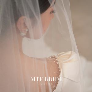 Mtf Bride Satin Wedding Dress Sweetheart Neckline Ball Gown Natural Waist Vintage Style Long Train For Brides - Product Image 4