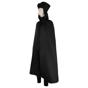 Costume de cosplay A Haunting In Venice, cape noire à capuche, costume de fête d'Halloween, taille adulte Xs S M L Xl Xxl Xxxl - Product Image 3