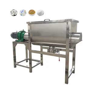 Venta caliente 200l máquina mezcladora polvo seco cosmético máquina mezcladora de polvo 100kg 300kg 500kg cinta licuadora máquina mezcladora de polvo