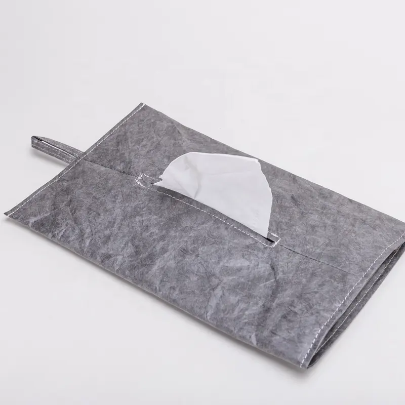 Alta Qualidade Cinza Dupont ECO Amigável Dispensador De Papel Higiênico À Prova D' Água Lavável Tyvek Paper Tissue Bag