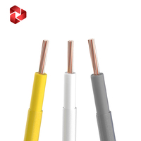 Cable de Cobre de un Solo Núcleo THHN/THWN/THWN-2, Aislamiento Flexible de PVC, Voltaje Nominal de 0.6/1KV, Tamaño Personalizable, Marca NVDAN, Cable de Baja Tensión