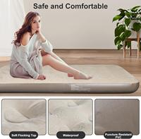 LGM Matelas gonflable moderne portable et pliable pour le camping, intérieur/extérieur, lit gonflable pour la chambre à coucher et le salon.