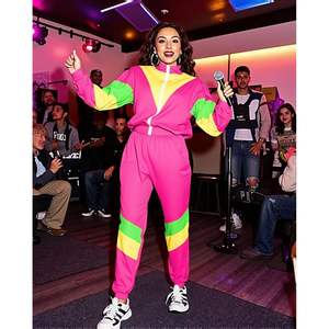 Chaqueta Cortavientos Retro de los 80 para Mujer, Personalizada, con Bloques de Color, Reversible, Estilo Racer, Manga Larga, Abrigo Casual de Primavera - Product Image 1