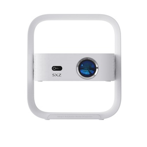 Proyector de TV Inteligente Android 14 Full HD 1080P, Videojuegos <span class=keywords><strong>en</strong></span> 3D, Reuniones, Proyector Digital Giratorio de Tiro Corto para Películas, Wifi, 8K - Product Image 1