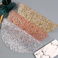 Tapis de Table en PVC, rond en plastique, pour fête de mariage