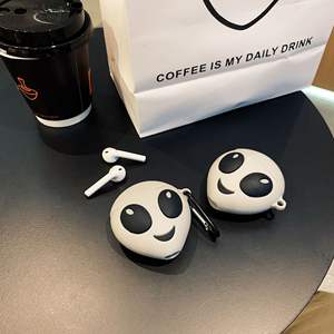 Offre Spéciale 3D dessin animé Noctilucent Alien visage conception étui pour écouteurs avec porte-clés pour <span class=keywords><strong>Airpods</strong></span> <span class=keywords><strong>Pro</strong></span> mignon ET Style couverture pour Airpod 1/2 - Product Image 4