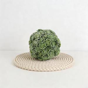 Pianta Succulenta Artificiale di Alta Qualità, <span class=keywords><strong>Mini</strong></span> Sfera di Rose Finte per Decorazione Casa e Ufficio, Composizione di Piante <span class=keywords><strong>Succulente</strong></span> Finte in Vaso - Product Image 2