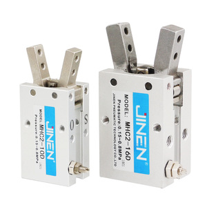Pince pneumatique de type pivotant JINEN MHC2 10D 16D à griffes en aluminium - Product Image 4