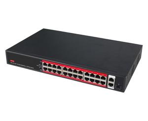 สวิตช์ PoE 24 พอร์ต 10/100Mbps แบบไม่มาตรฐาน 24V พร้อมพอร์ต SFP อัปลิงค์กิกะบิต แบบเสียบใช้งานได้ทันที สำหรับระบบกล้องวงจรปิด IP - Product Image 4